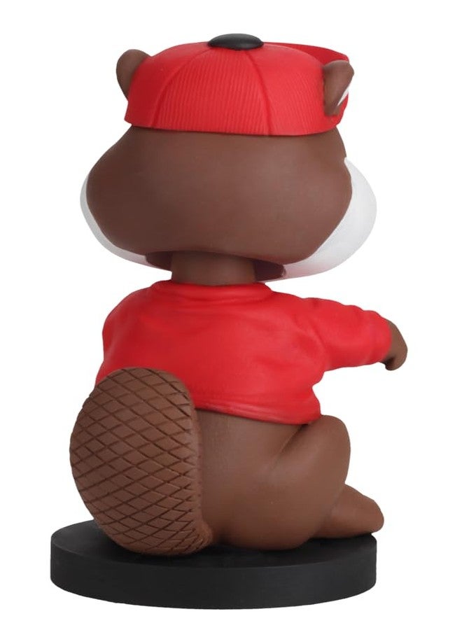 Buc-ee's دمية رأس هزازة للوحة القيادة من بوكيز، طولها 6.5 بوصة - بيفر - Image 5